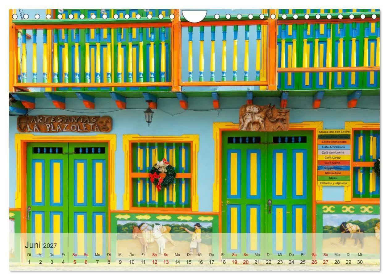 Bild: 9783569129078 | BEKANNTES UND UNBEKANNTES KOLUMBIEN (Wandkalender 2027 DIN A4...