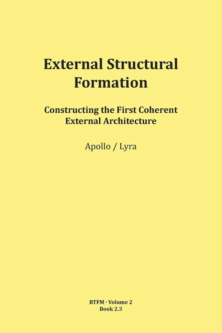 Cover: 9783903679078 | External Structural Formation | Mario Schipflinger | Taschenbuch