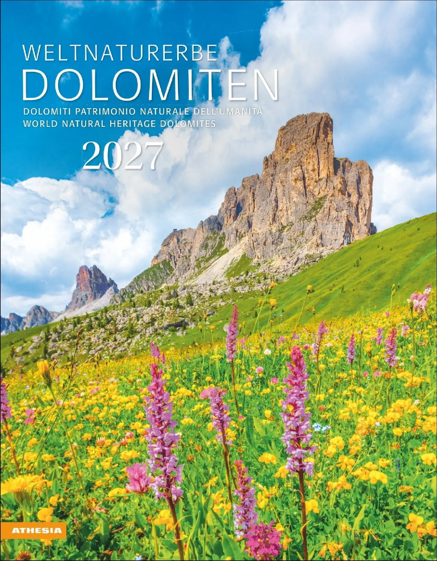 Cover: 9788868399078 | Weltnaturerbe Dolomiten Kalender 2027 | Kalender | 14 S. | Deutsch