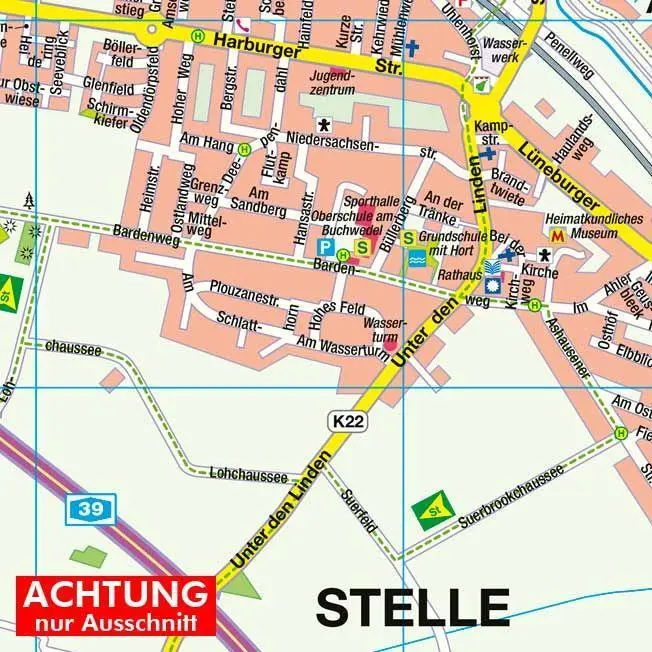 Bild: 4033527309178 | HARTMANN-PLAN Seevetal und Umgebung mit Stelle, 1:22.000, Straßenkarte
