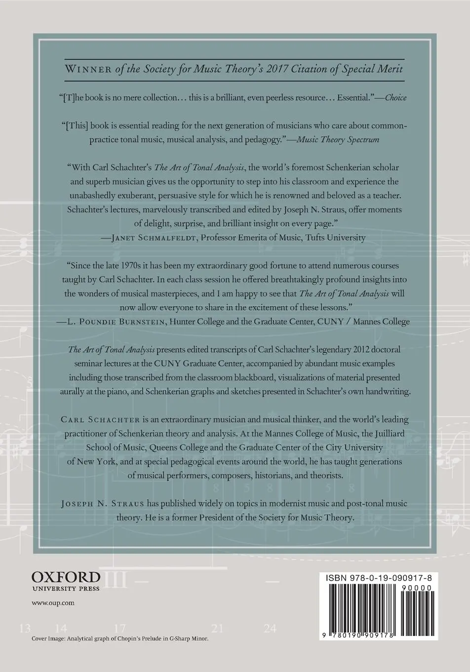 Rückseite: 9780190909178 | Art of Tonal Analysis | Twelve Lessons in Schenkerian Theory | Buch