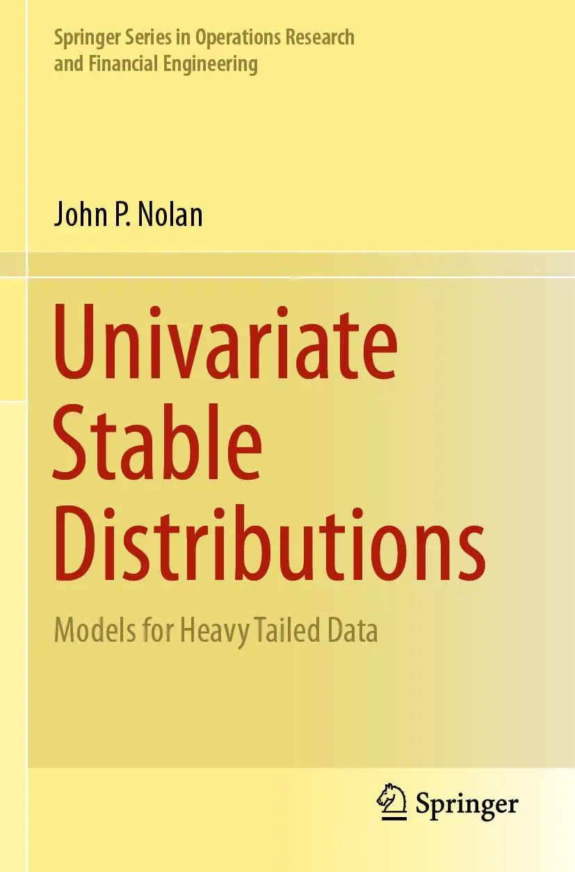 Cover: 9783030529178 | Univariate Stable Distributions | Models for Heavy Tailed Data | Nolan