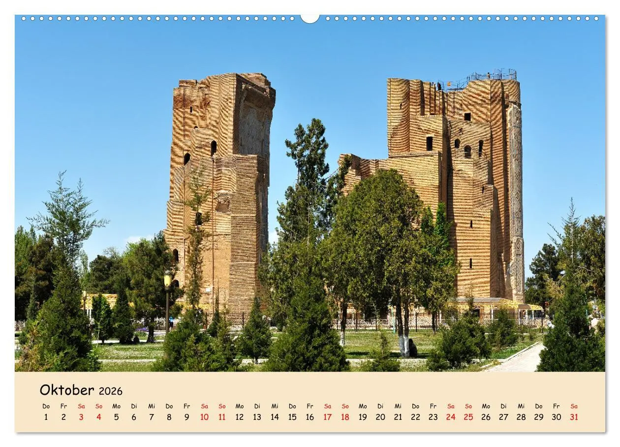 Bild: 9783457249178 | Usbekistan, Perlen der Seidenstraße (Wandkalender 2026 DIN A2...