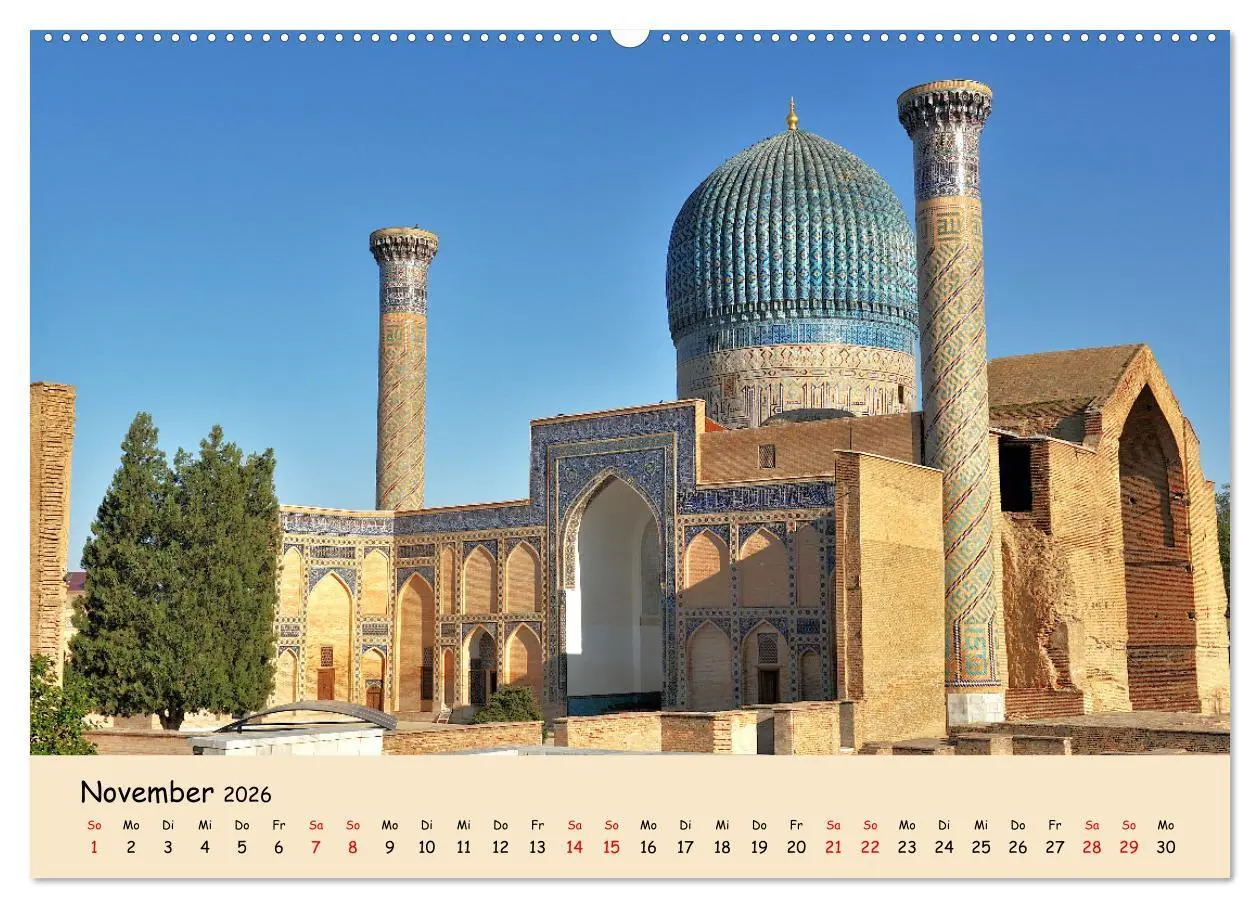 Bild: 9783457249178 | Usbekistan, Perlen der Seidenstraße (Wandkalender 2026 DIN A2...