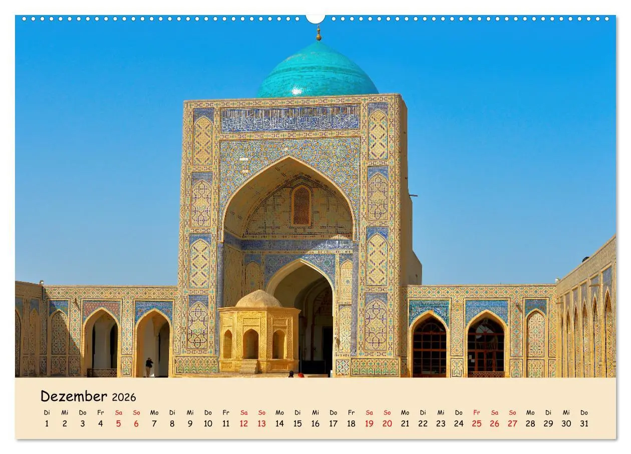 Bild: 9783457249178 | Usbekistan, Perlen der Seidenstraße (Wandkalender 2026 DIN A2...