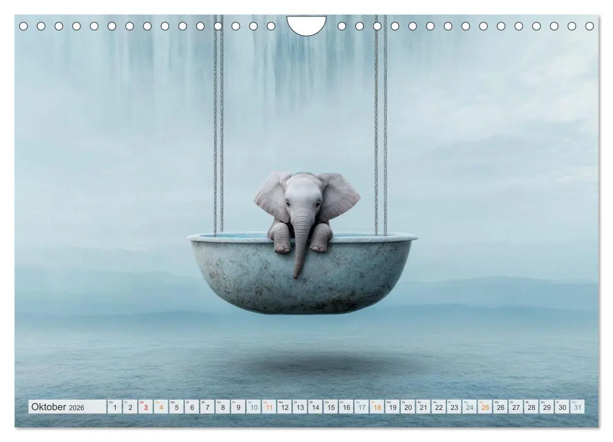 Bild: 9783516029178 | Wasserschlacht mit Flauschalarm (Wandkalender 2026 DIN A4 quer),...