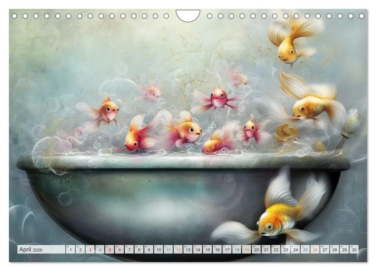 Bild: 9783516029178 | Wasserschlacht mit Flauschalarm (Wandkalender 2026 DIN A4 quer),...