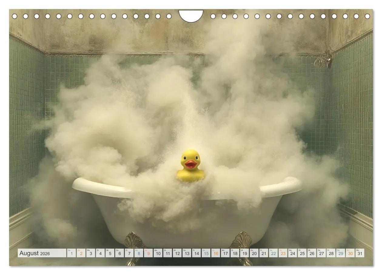Bild: 9783516029178 | Wasserschlacht mit Flauschalarm (Wandkalender 2026 DIN A4 quer),...