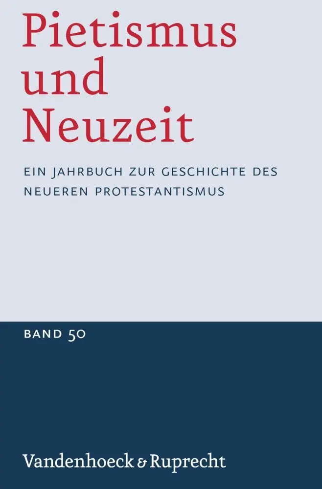 Pietismus und Neuzeit Band 50 - 2024