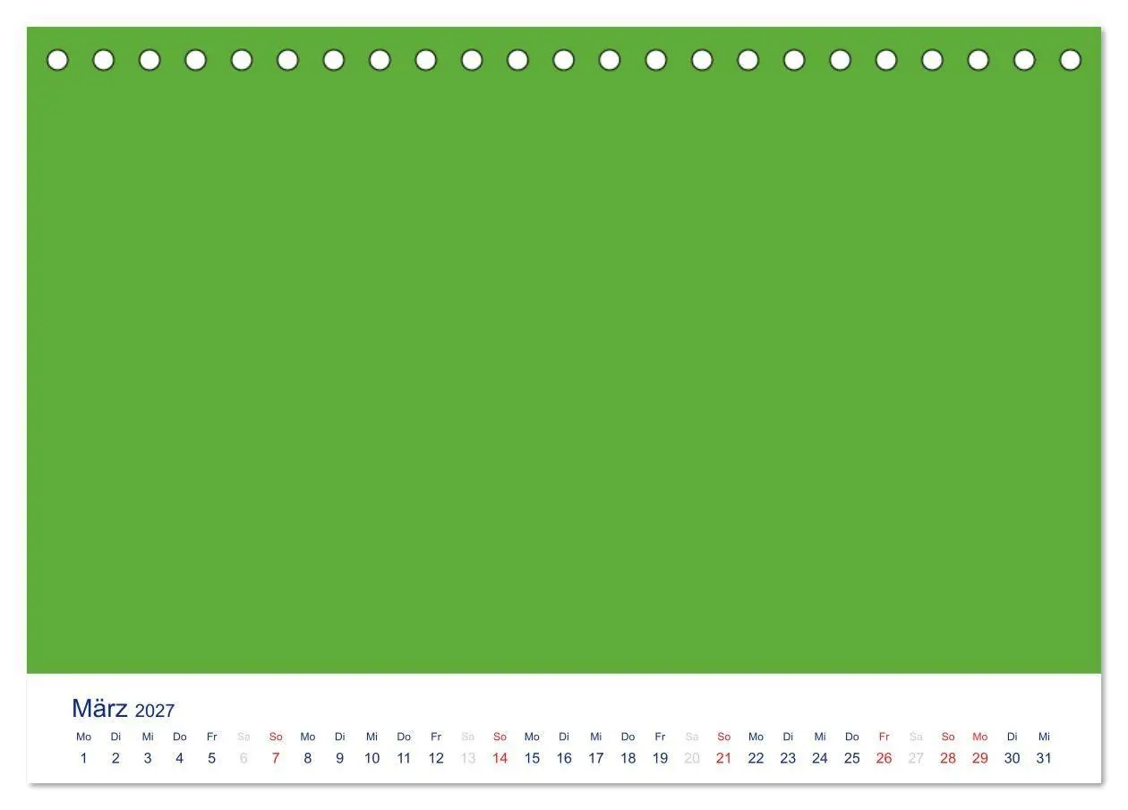 Bild: 9783594009178 | Farbiger Bastelkalender (Tischkalender 2027 DIN A5 quer), CALVENDO...