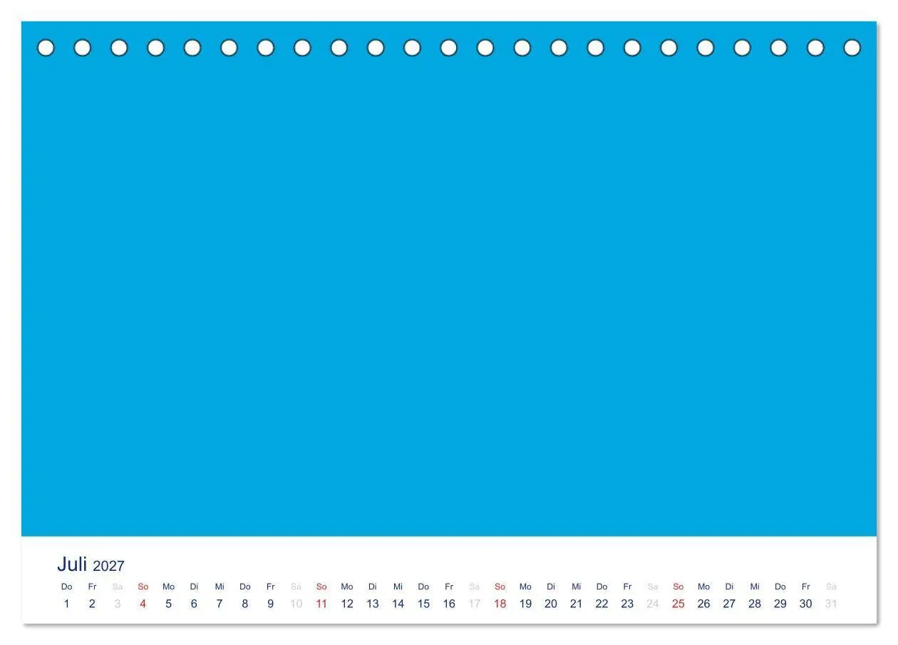 Bild: 9783594009178 | Farbiger Bastelkalender (Tischkalender 2027 DIN A5 quer), CALVENDO...