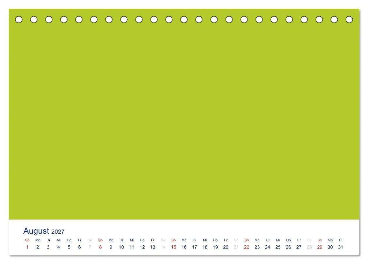 Bild: 9783594009178 | Farbiger Bastelkalender (Tischkalender 2027 DIN A5 quer), CALVENDO...