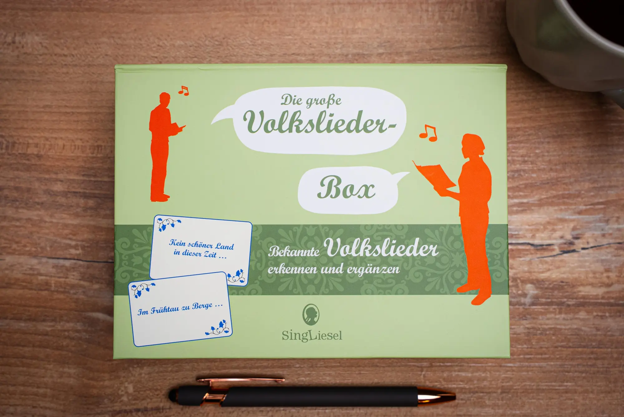 Bild: 4280000809278 | Die große Volkslieder-Box | Bekannte Volkslieder erkennen und ergänzen