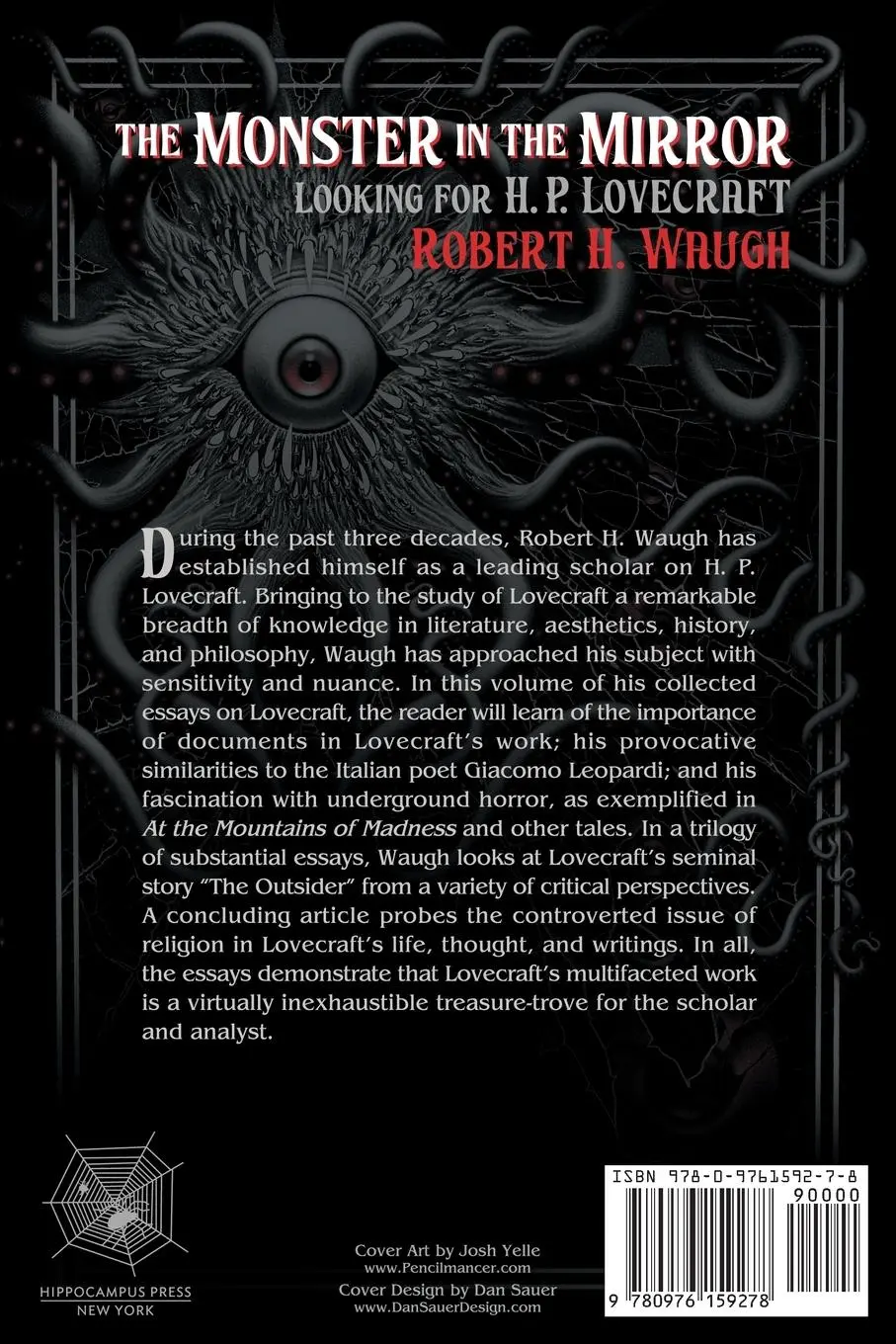 Rückseite: 9780976159278 | The Monster in the Mirror | Looking for H. P. Lovecraft | Waugh | Buch