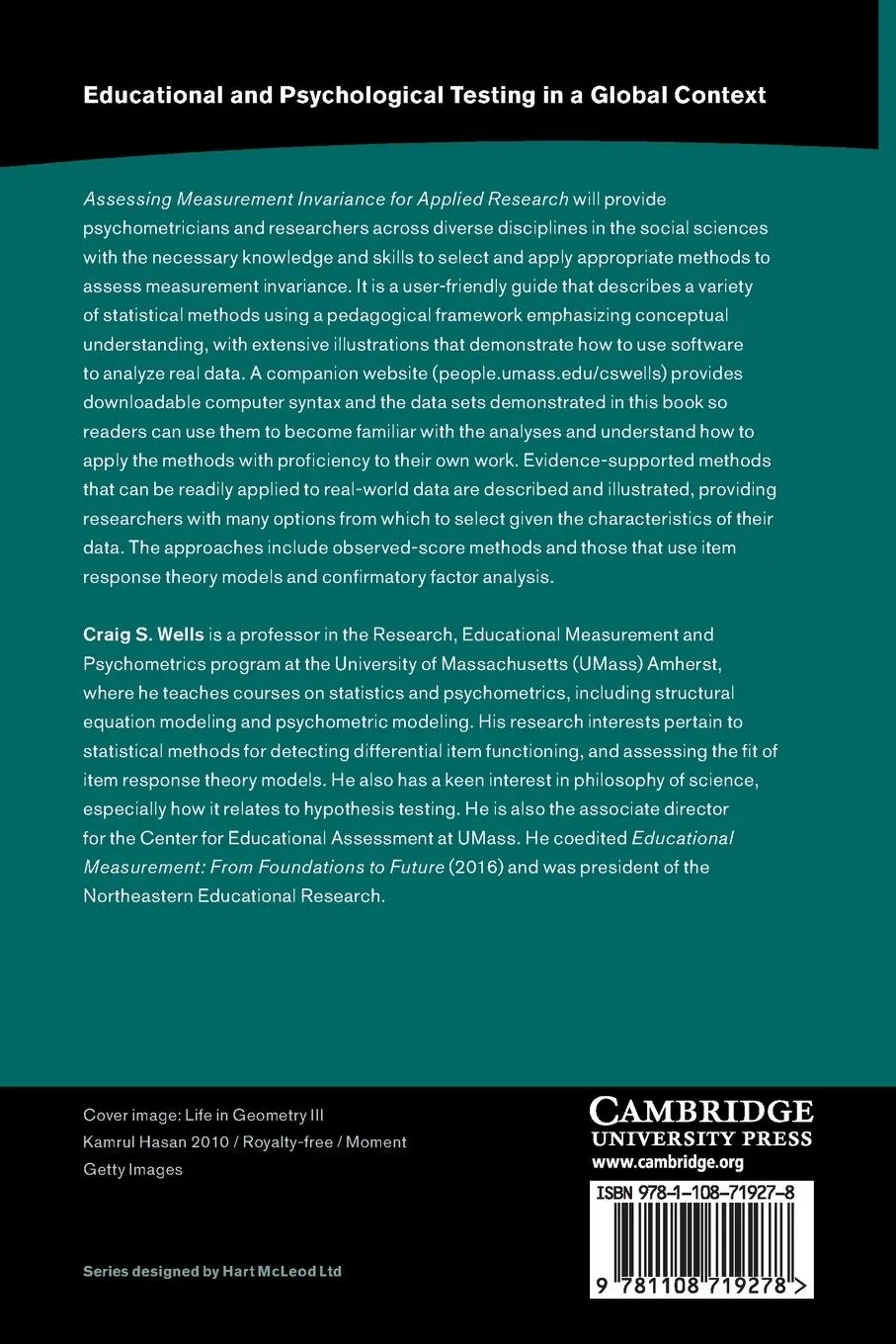 Rückseite: 9781108719278 | Assessing Measurement Invariance for Applied Research | Craig S. Wells