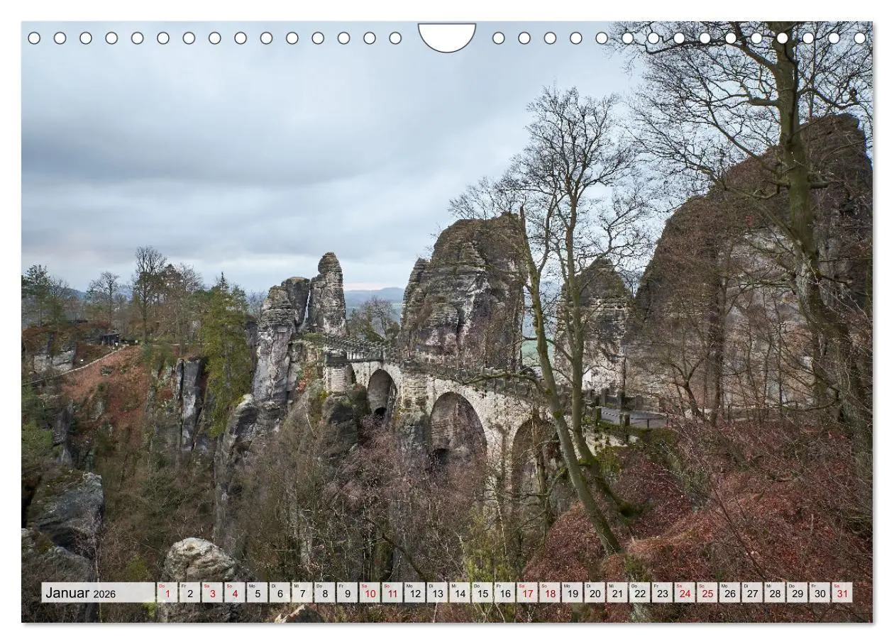 Bild: 9783457549278 | Sächsische Schweiz Momente 2026 (Wandkalender 2026 DIN A4 quer),...