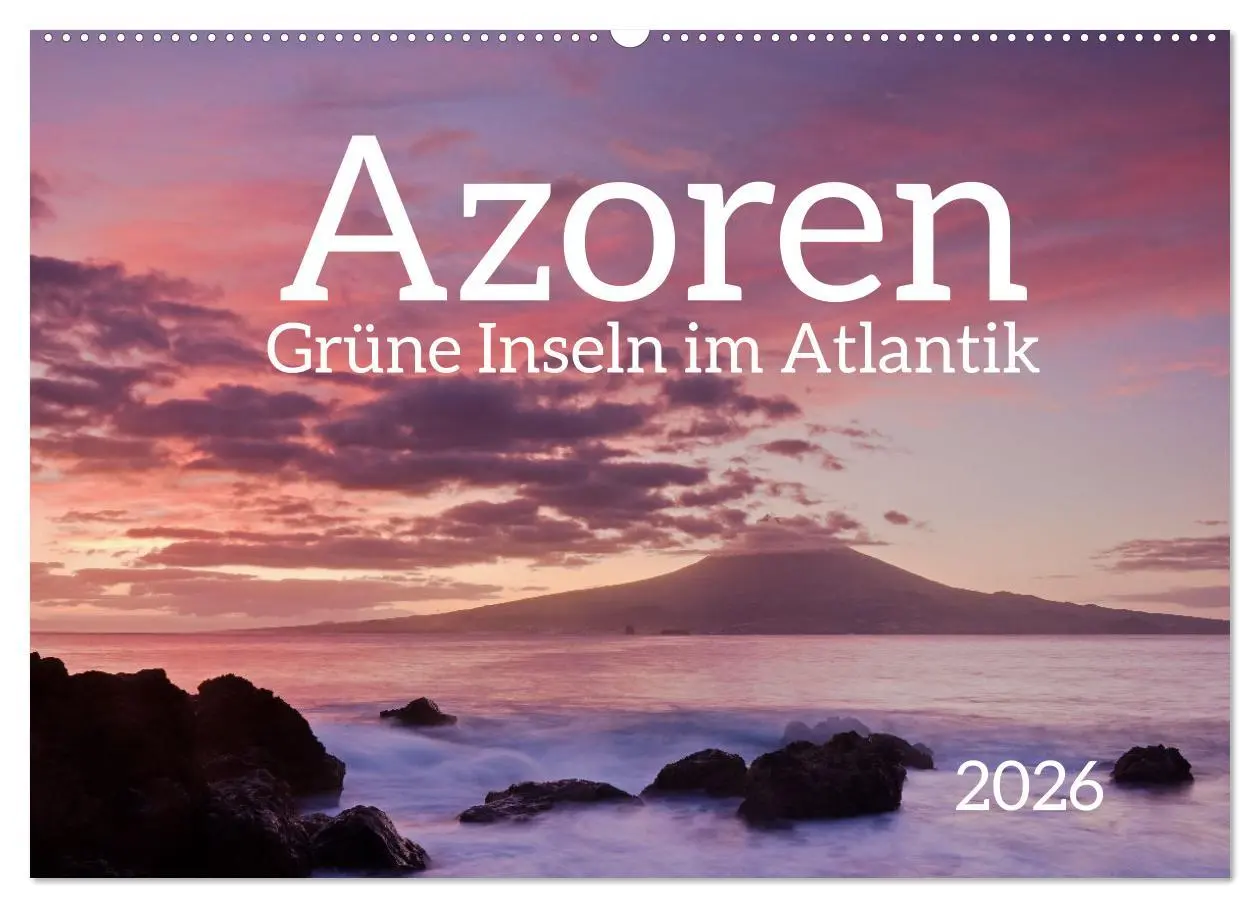 Cover: 9783457619278 | Azoren - Grüne Inseln im Atlantik 2026 (Wandkalender 2026 DIN A2...