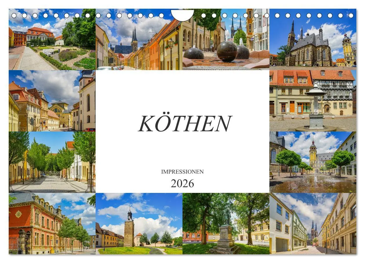 Cover: 9783457789278 | Köthen Impressionen (Wandkalender 2026 DIN A4 quer), CALVENDO...