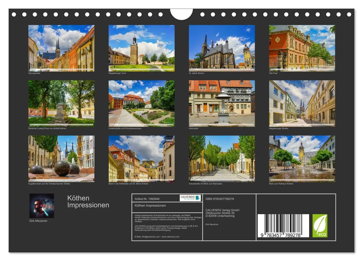 Bild: 9783457789278 | Köthen Impressionen (Wandkalender 2026 DIN A4 quer), CALVENDO...