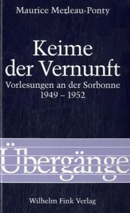Cover: 9783770529278 | Keime der Vernunft | Maurice Merleau-Ponty | Taschenbuch | Übergänge