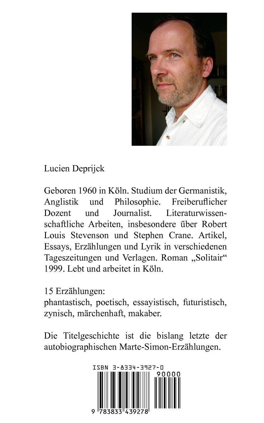 Rückseite: 9783833439278 | Besuch bei Stephen Crane | Lucien Deprijck | Taschenbuch | 144 S.