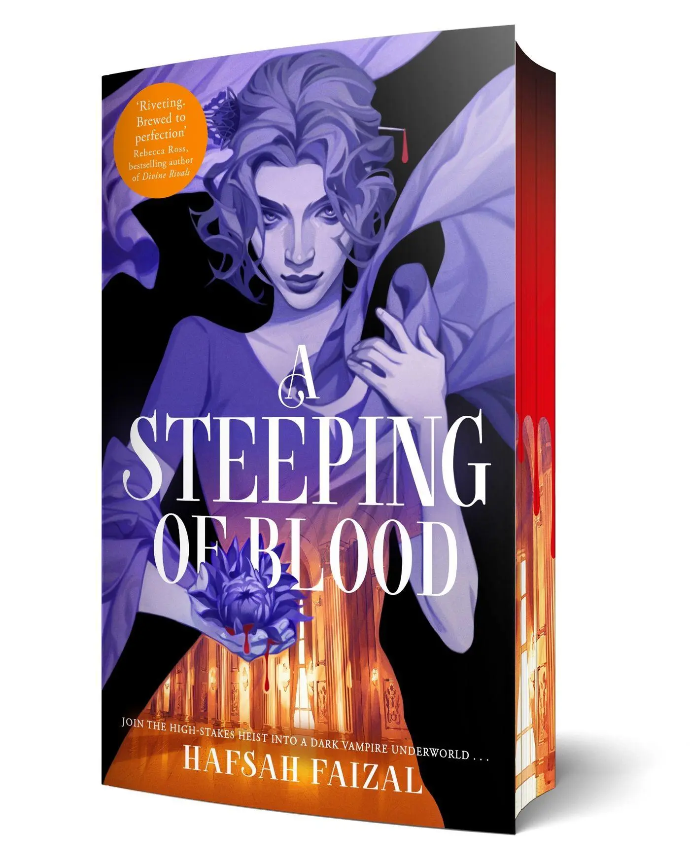Cover: 9781035069378 | A Steeping of Blood | Exclusive Sprayed Edge Edition! | Hafsah Faizal