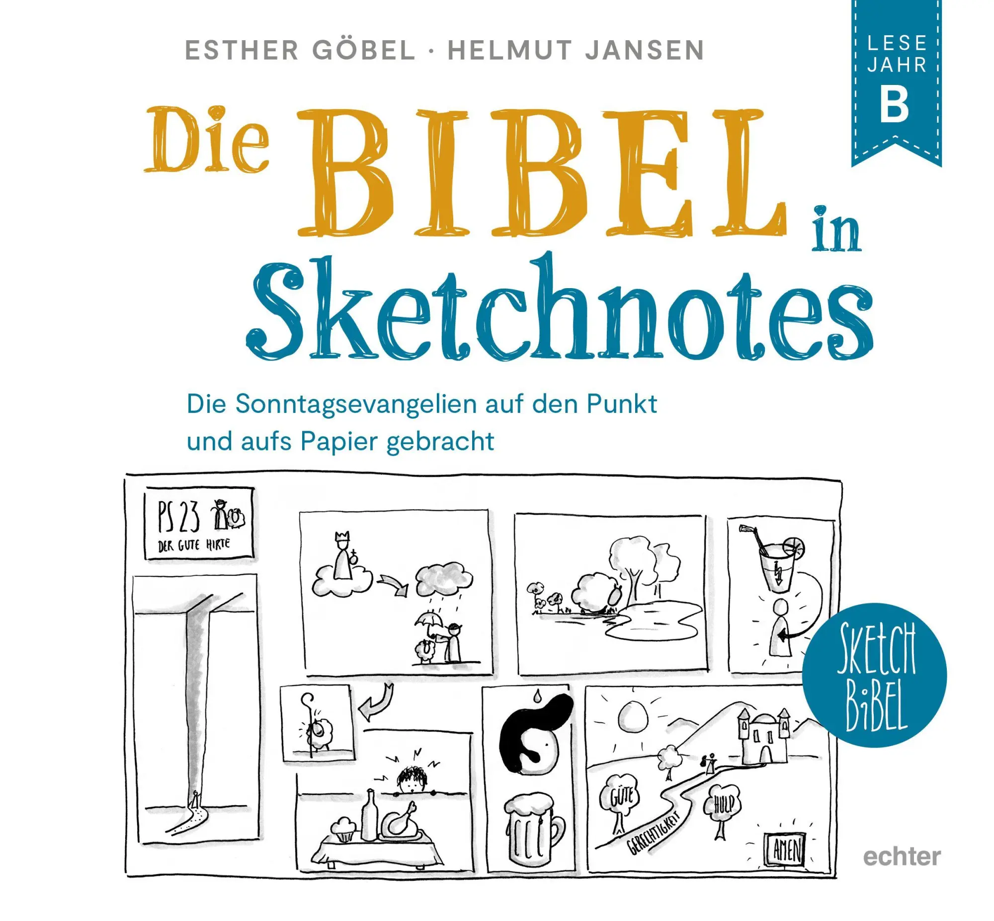 Cover: 9783429059378 | Die Bibel in Sketchnotes | Esther Göbel (u. a.) | Taschenbuch | 116 S.