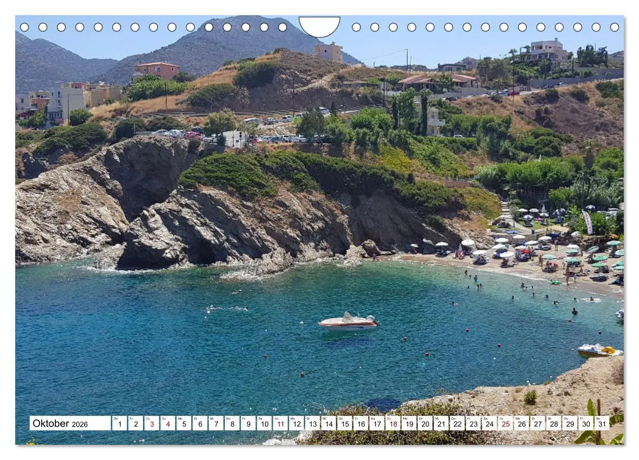 Bild: 9783457539378 | Traumstrände auf Kreta (Wandkalender 2026 DIN A4 quer), CALVENDO...