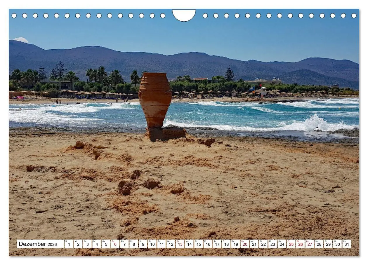 Bild: 9783457539378 | Traumstrände auf Kreta (Wandkalender 2026 DIN A4 quer), CALVENDO...