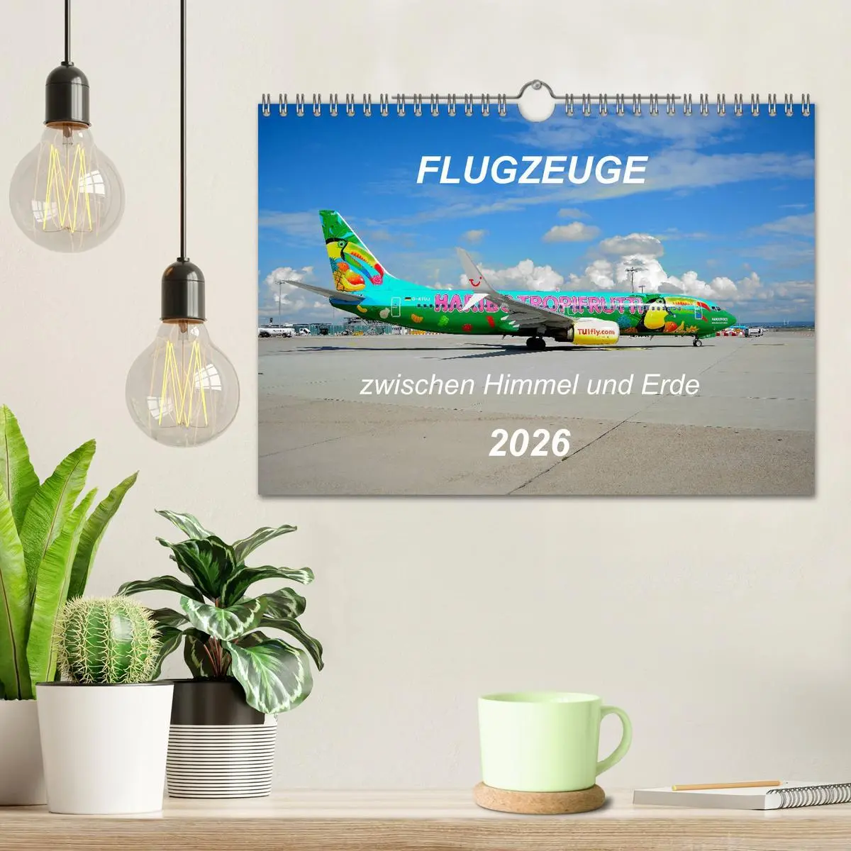 Bild: 9783457779378 | Flugzeuge zwischen Himmel und Erde (Wandkalender 2026 DIN A4 quer),...
