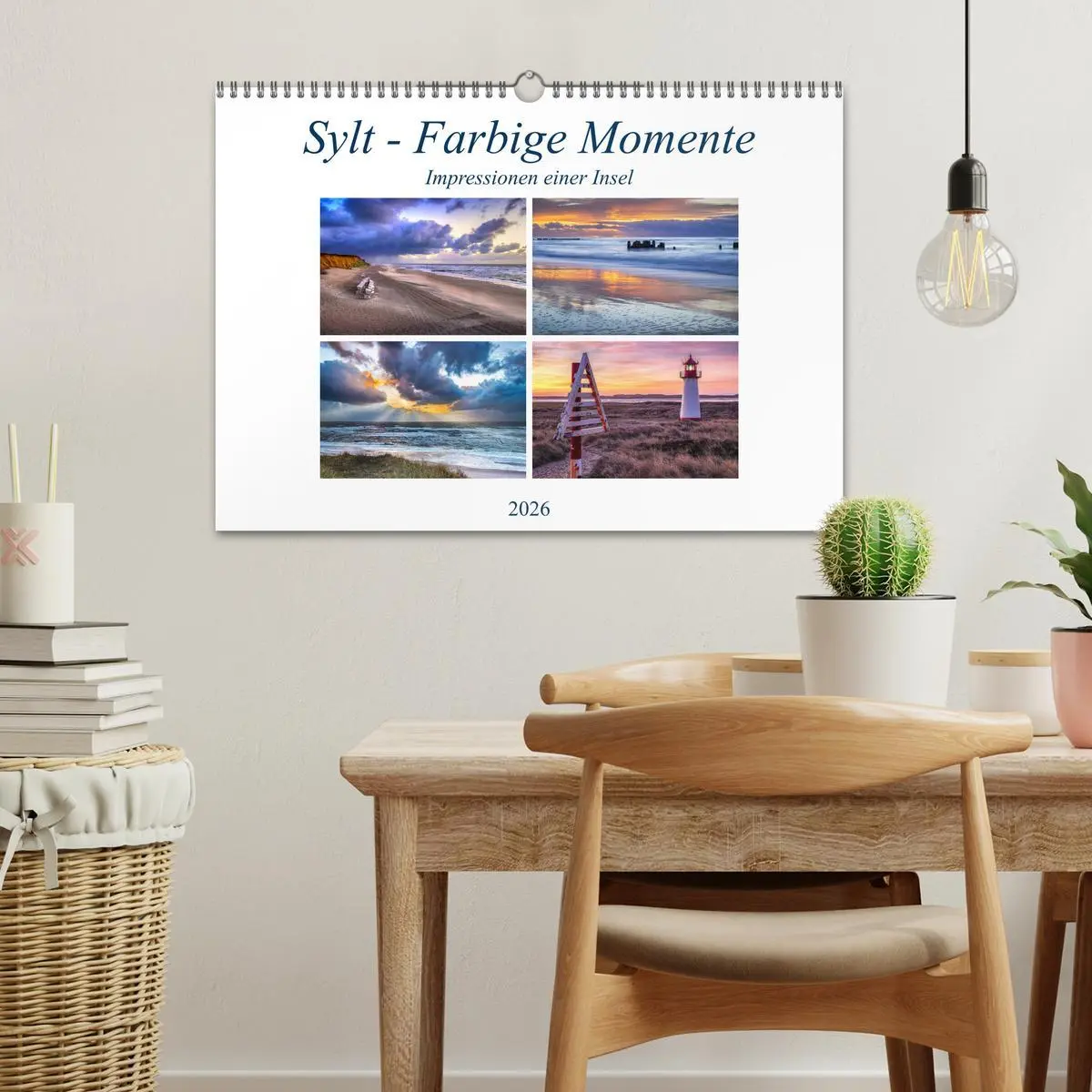 Bild: 9783457919378 | Sylt - Farbige Momente (Wandkalender 2026 DIN A3 quer), CALVENDO...