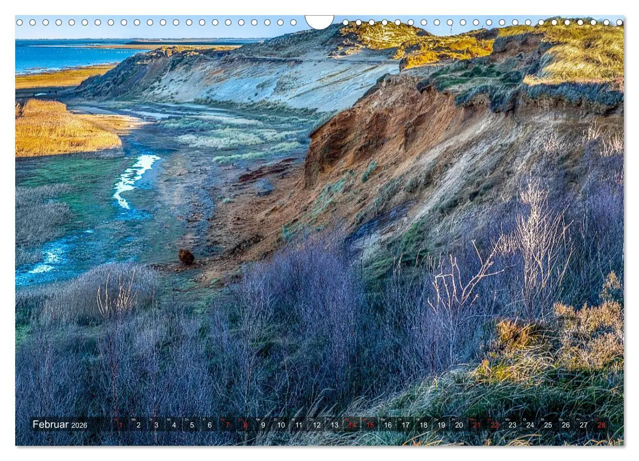 Bild: 9783457919378 | Sylt - Farbige Momente (Wandkalender 2026 DIN A3 quer), CALVENDO...