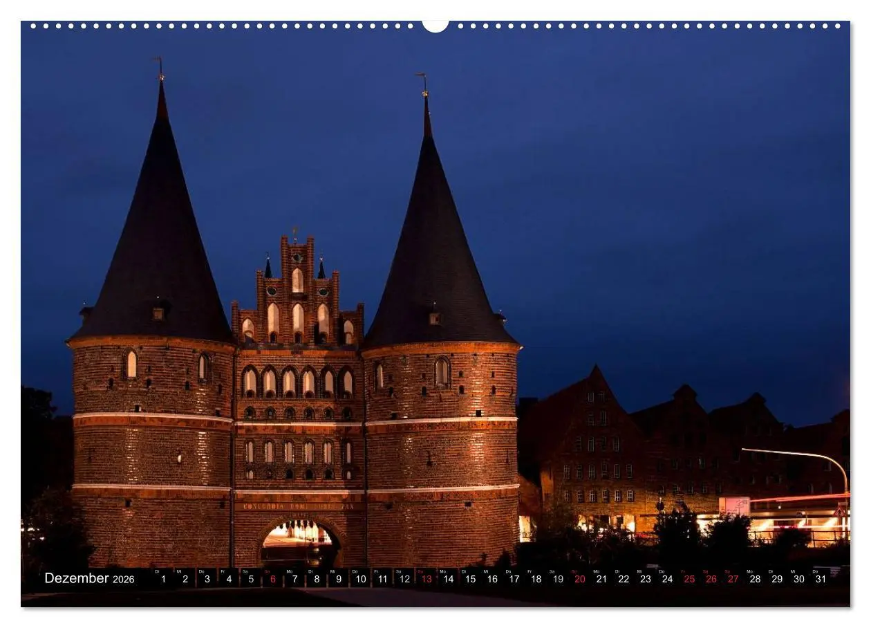 Bild: 9783516009378 | Ostseeperle Lübeck (hochwertiger Premium Wandkalender 2026 DIN A2...