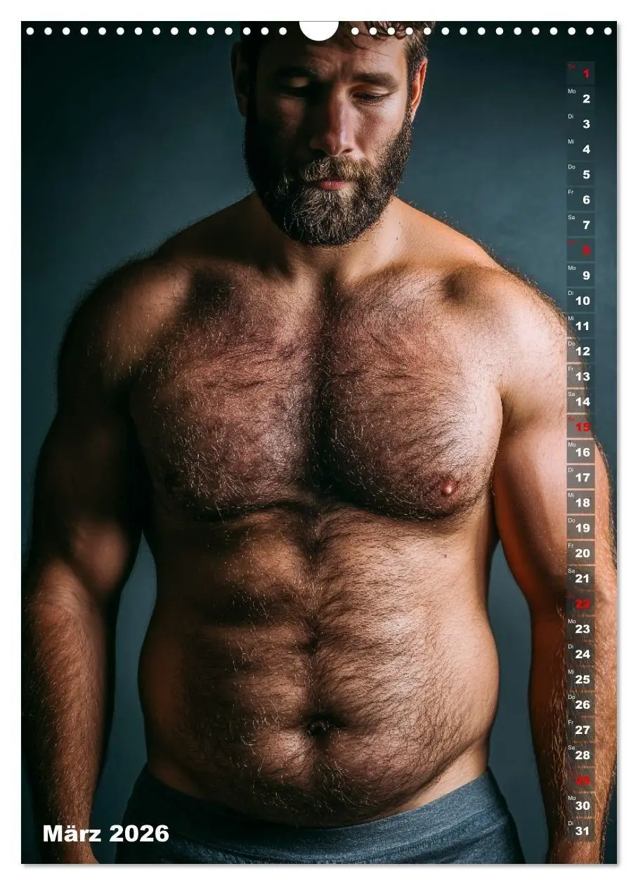Bild: 9783516629378 | Bärchentyp - Sexy Männerkalender mit Bart, Bierbauch und Charakter...