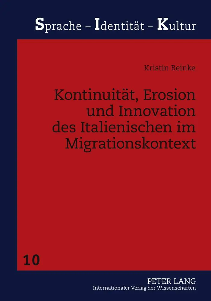 Cover: 9783631609378 | Kontinuität, Erosion und Innovation des Italienischen im...