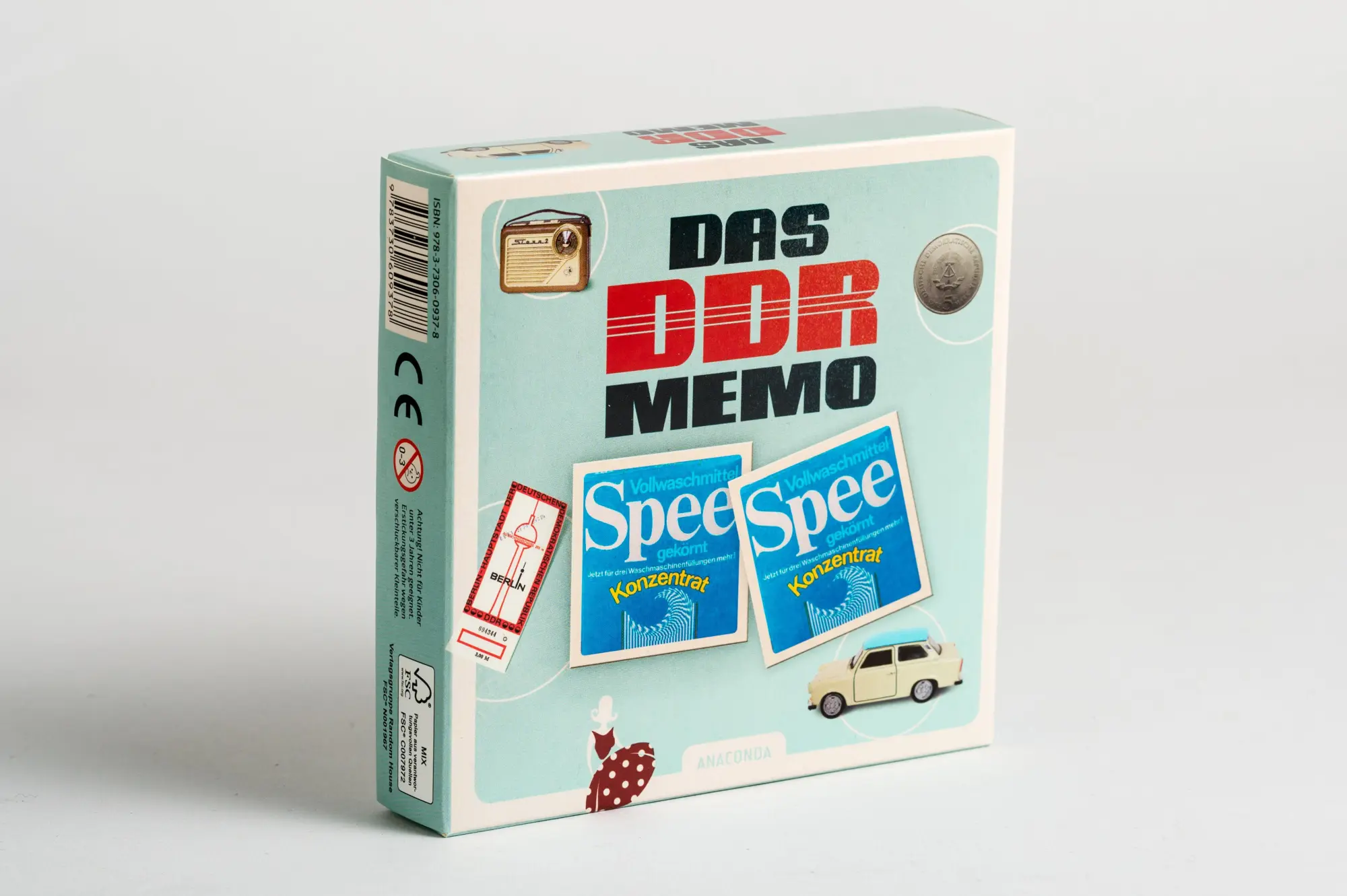 Bild: 9783730609378 | Das DDR-Memo | Memo-Spiel mit 40 Spielkarten im Spielkarton | Verlag