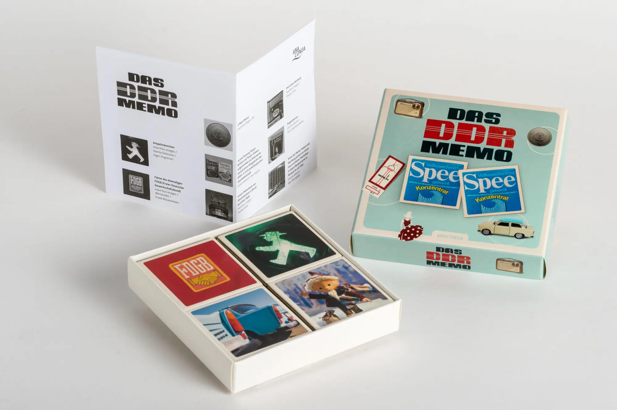 Bild: 9783730609378 | Das DDR-Memo | Memo-Spiel mit 40 Spielkarten im Spielkarton | Verlag