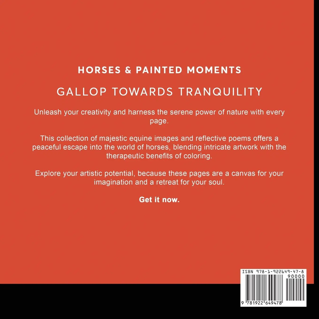 Rückseite: 9781922649478 | Horses &amp; Painted Moments | With Poetry and Self-Discovery | Viaje