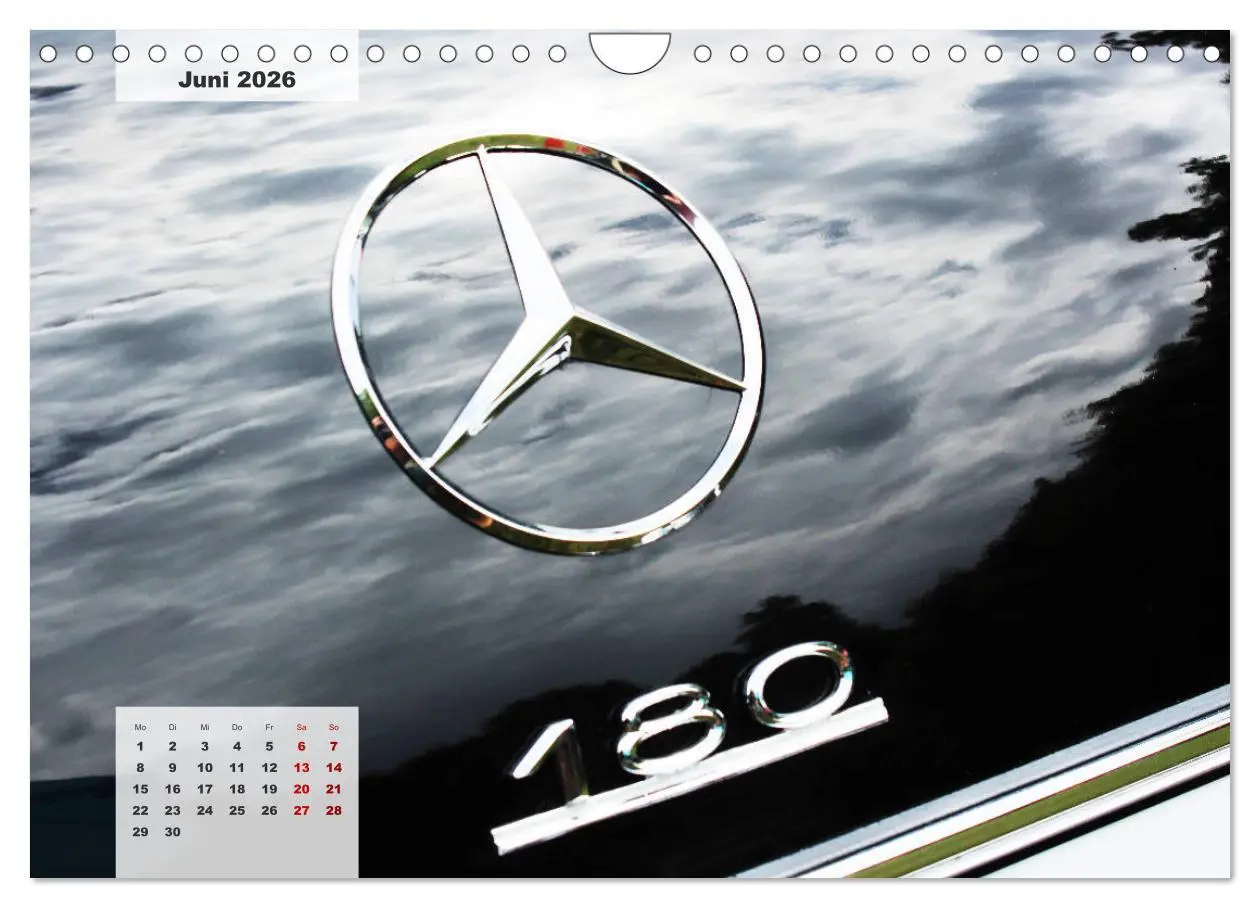 Bild: 9783457839478 | Mercedes Edel &amp; Fein (Wandkalender 2026 DIN A4 quer), CALVENDO...