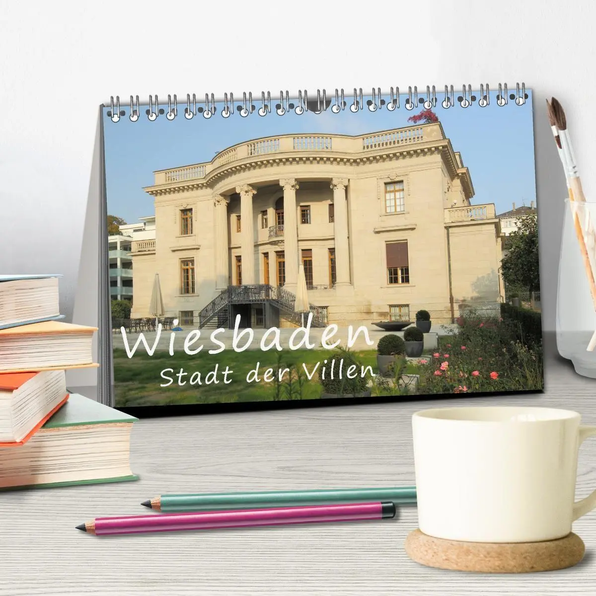 Bild: 9783569569478 | Wiesbaden - Stadt der Villen (Tischkalender 2027 DIN A5 quer),...