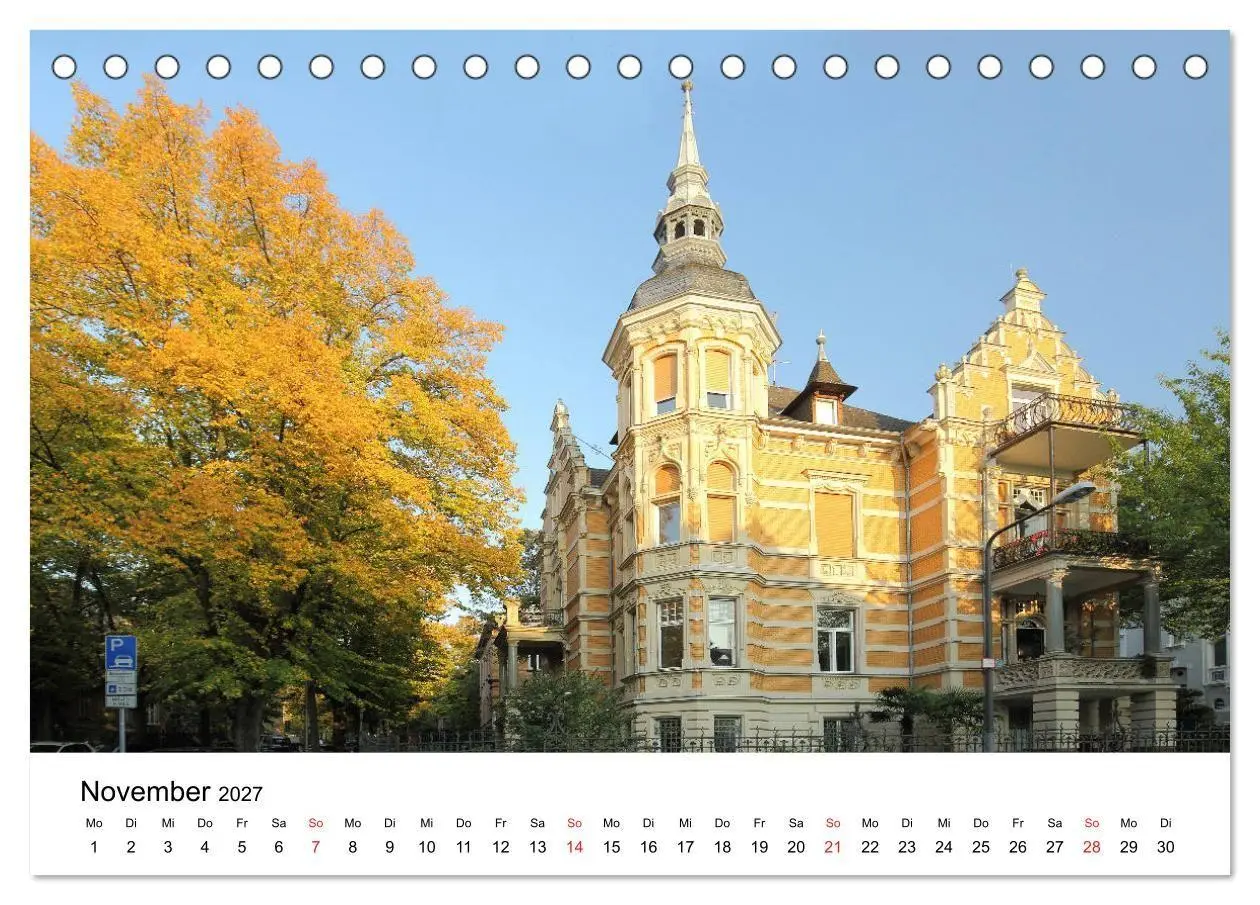 Bild: 9783569569478 | Wiesbaden - Stadt der Villen (Tischkalender 2027 DIN A5 quer),...