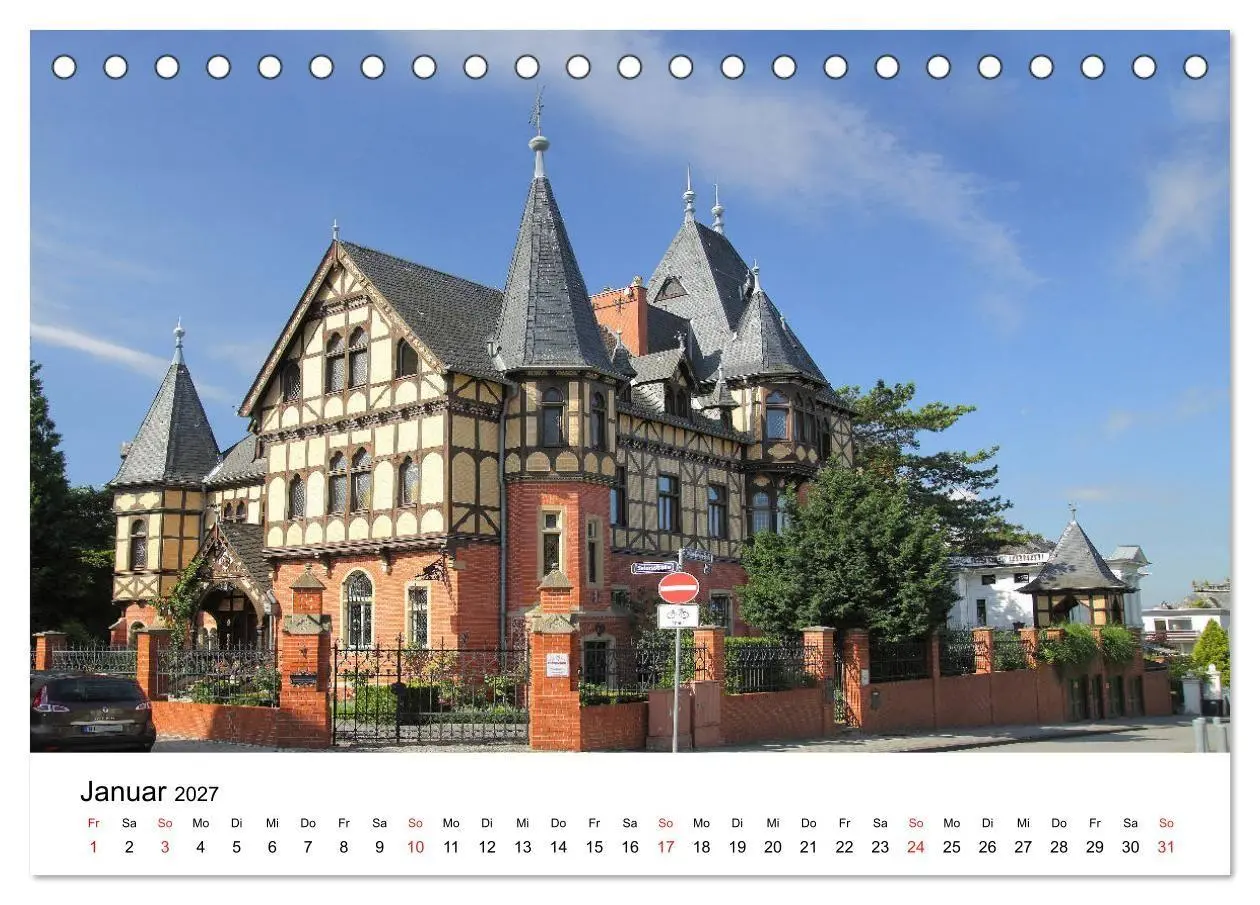 Bild: 9783569569478 | Wiesbaden - Stadt der Villen (Tischkalender 2027 DIN A5 quer),...