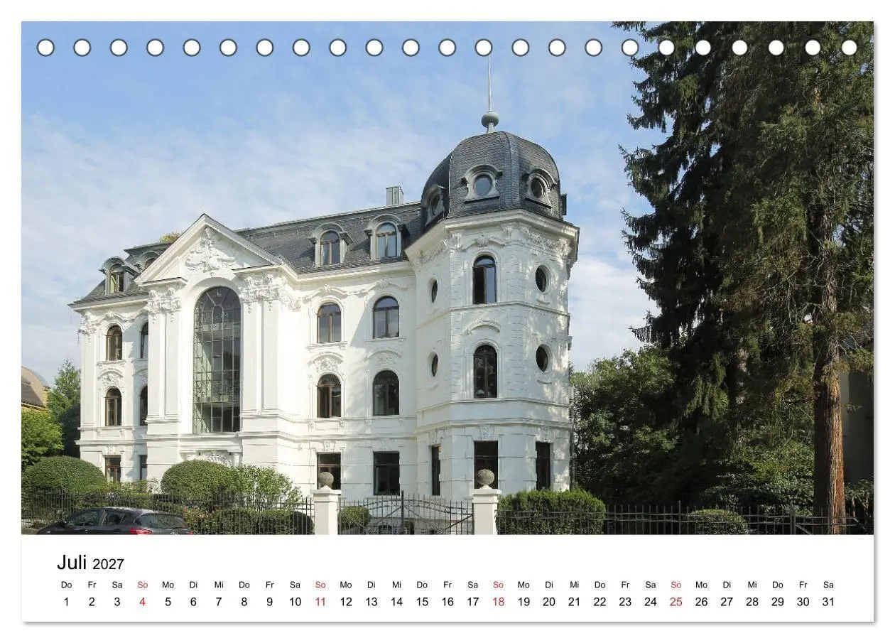 Bild: 9783569569478 | Wiesbaden - Stadt der Villen (Tischkalender 2027 DIN A5 quer),...