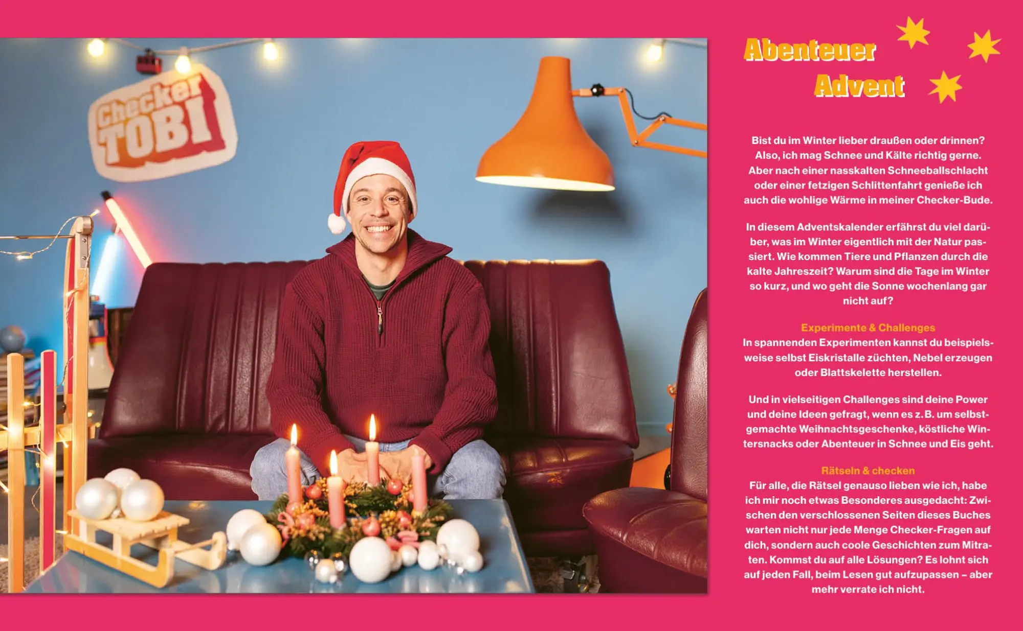 Bild: 9783745929478 | Checker Tobi: Das Adventskalender-Buch - Der X-mas-Check: Abenteuer...