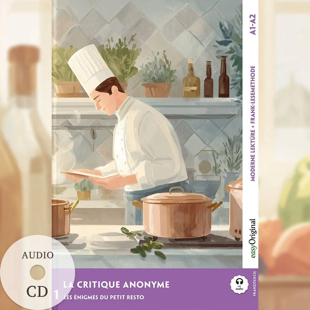 Cover: 9783991689478 | La critique anonyme - Französische Krimi-Lektüre A1-A2 (+ Audio-CD)