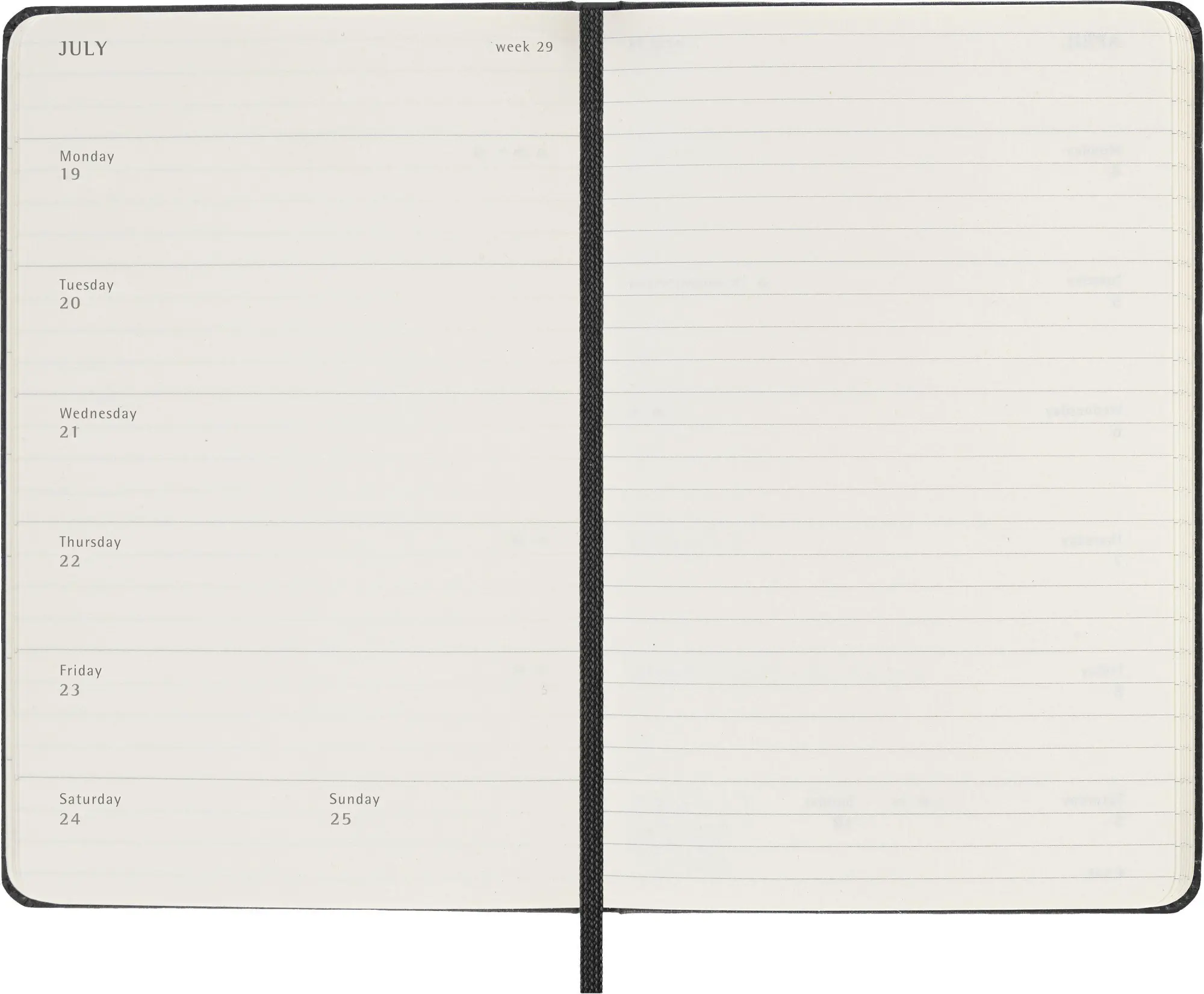Bild: 8056999279578 | Moleskine 12 Monate Wochen Notizkaledner 2027, Pocket/A6, 1 Wo = 1...