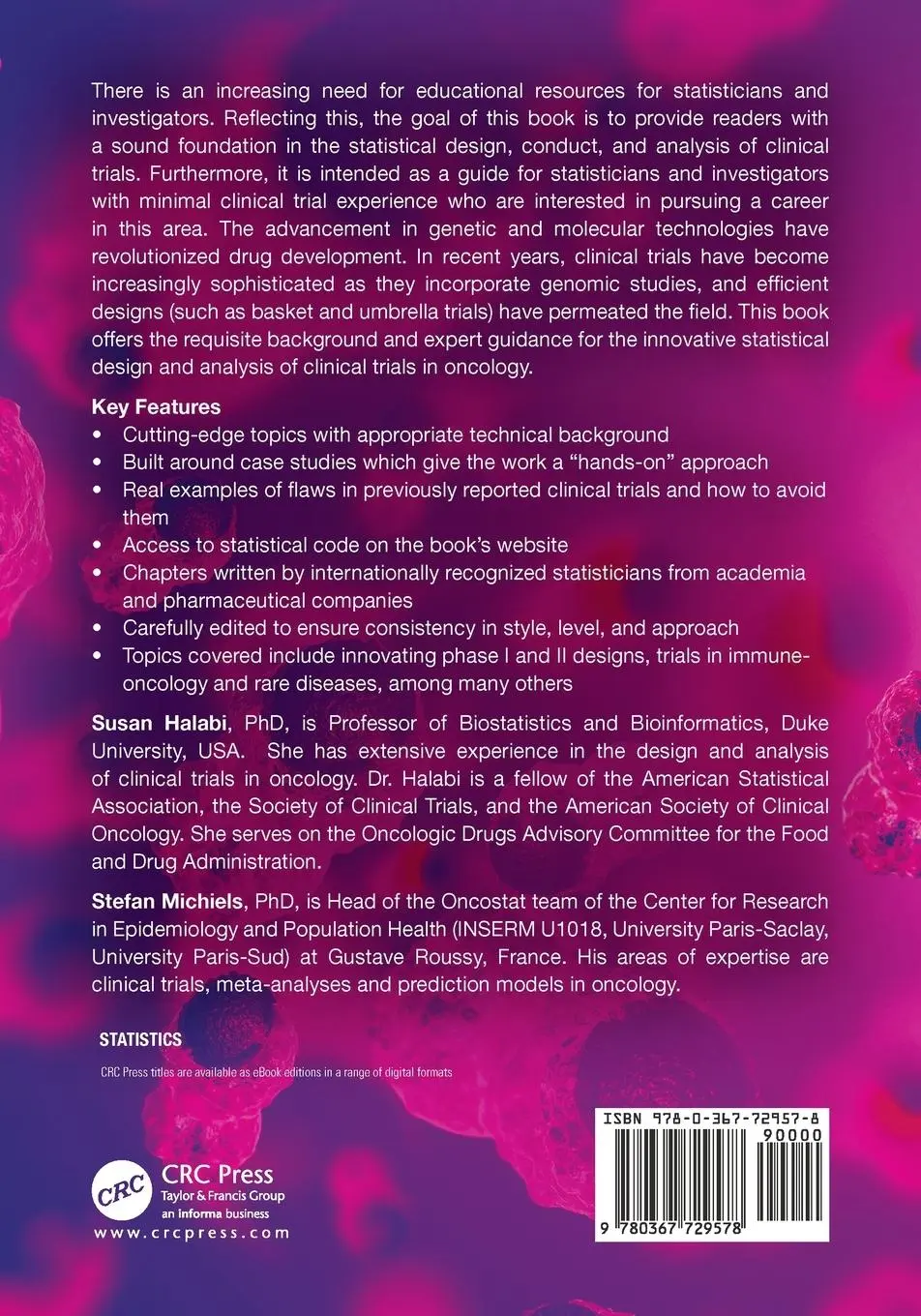 Rückseite: 9780367729578 | Textbook of Clinical Trials in Oncology | A Statistical Perspective