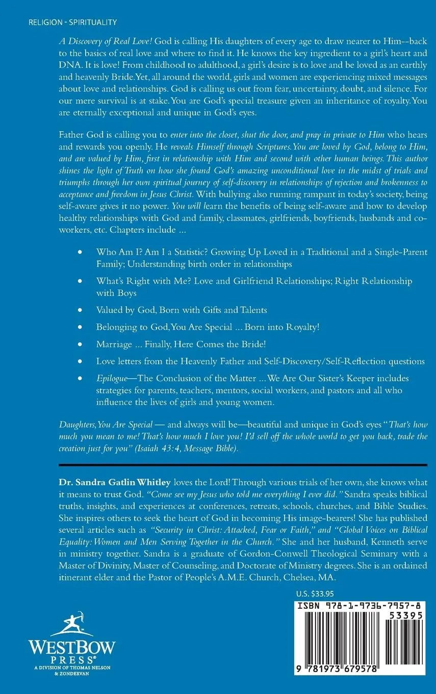 Rückseite: 9781973679578 | Daughters, You Are Special | Sandra Gatlin Whitley | Buch | Englisch
