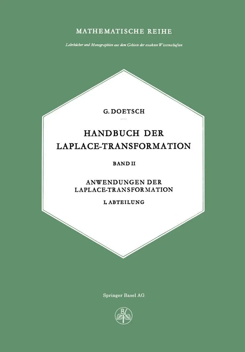 Cover: 9783034859578 | Handbuch der Laplace-Transformation | G. Doetsch | Taschenbuch | 2014