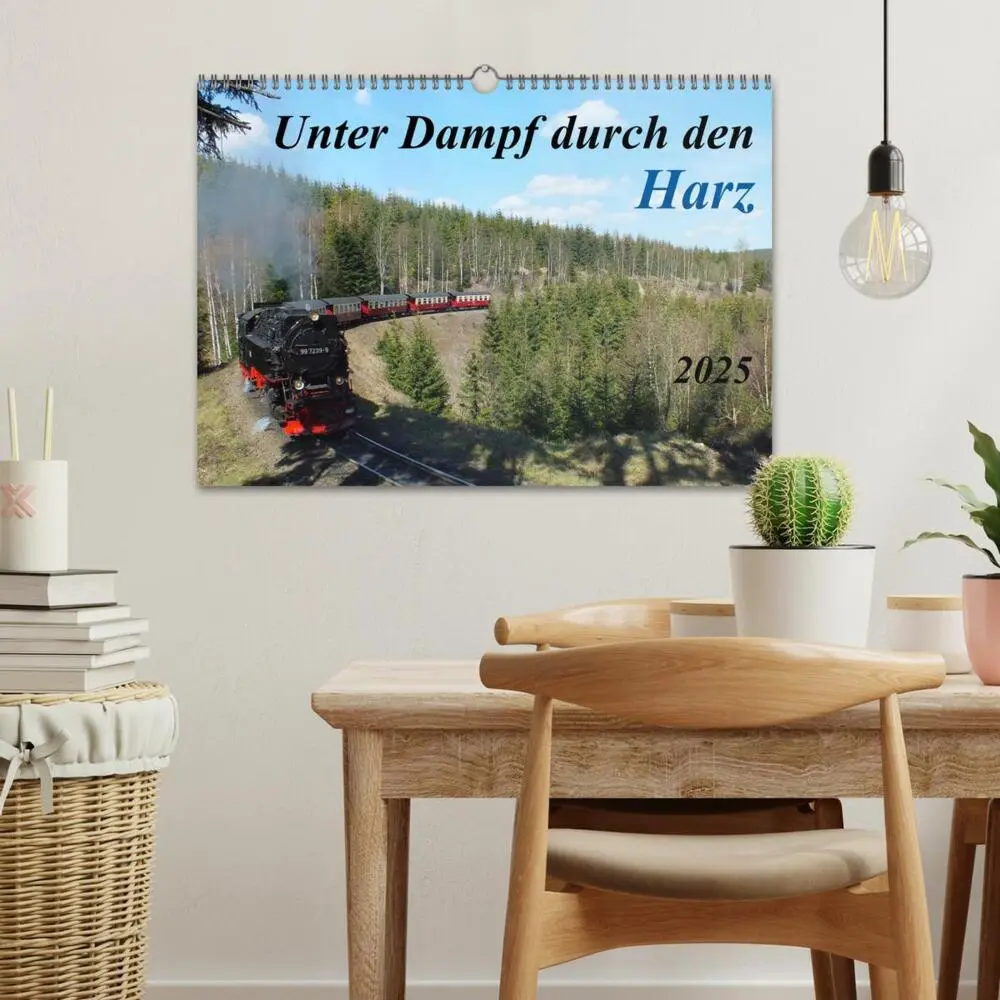 Bild: 9783435669578 | Unter Dampf durch den Harz (Wandkalender 2025 DIN A3 quer),...